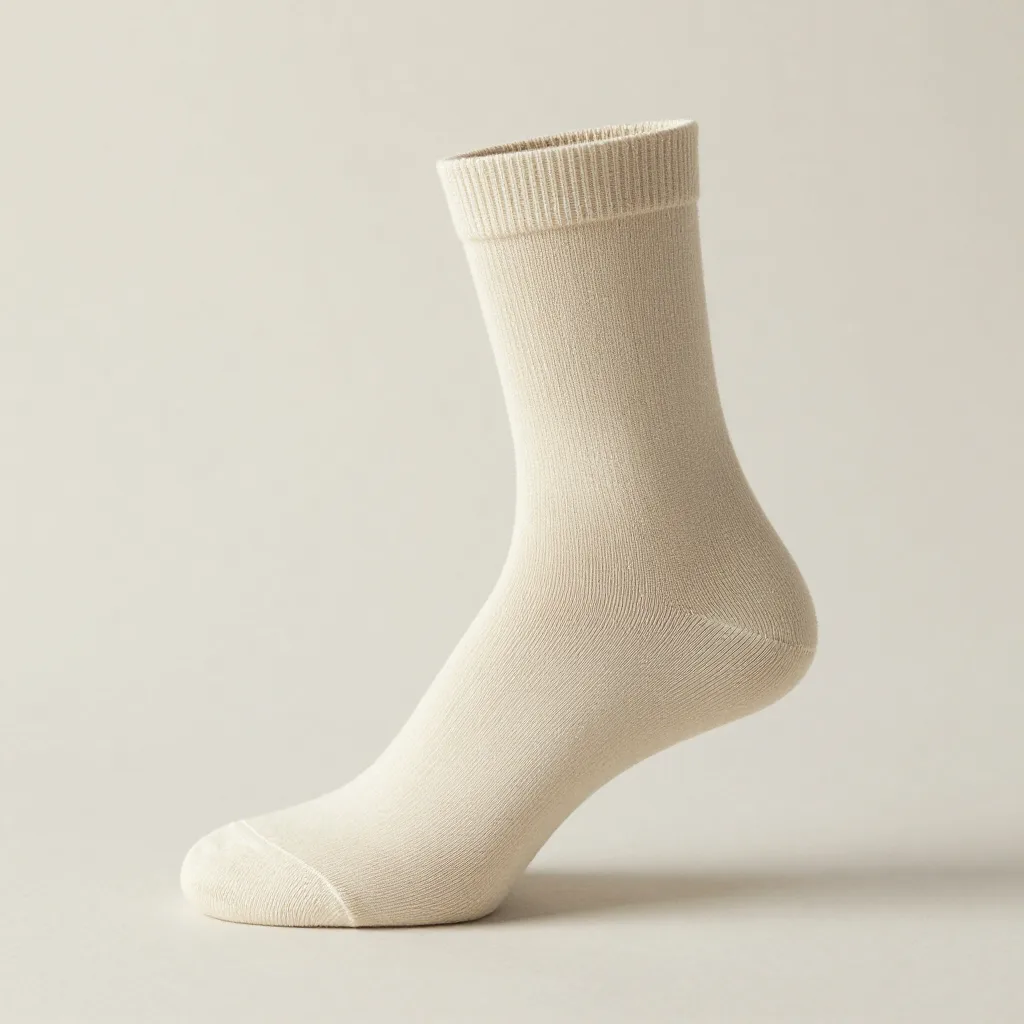 A thin natural merino liner sock